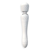 Masajeador de doble cabeza con vibración y fuerte impacto para mujeres.